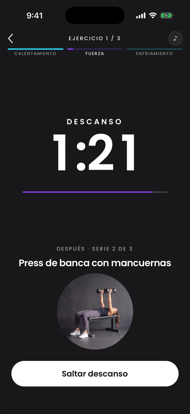 Tu descanso, contado
